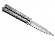 Nóż motylek Silver Balisong New (770)