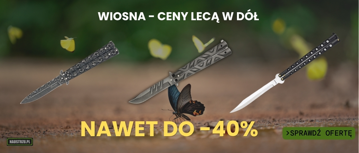 Wiosenna promocja na noże motylkowe Albainox – do -40%