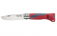 Nóż składany Opinel Outdoor Junior Rouge No.7 (1585318)