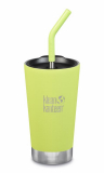 Kubek ze słomką Kanteen Tumbler Vacuum Insulated, 473ml/16oz, Juicy Pear (matt) (1639592)