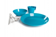 Lekki zestaw naczyń GSI CASCADIAN 1 PERSON TABLE SET, SKY BLUE (1607118)