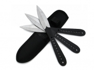 Zestaw noży do rzucania Silver - Black (350)