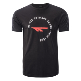 Koszulka męska z krótkim rękawem Hi-Tec OLEN BLACK