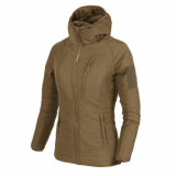 Lekka damska kurtka Helikon - tex WOMEN'S WOLFHOUND Hoodie - Climashield® Apex 67g - Coyote (1684320)