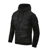 Bluza Helikon ROGUE Hoodie (FullZip) - Black / MultiCam Black (1671953)