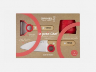 Opinel Le Petit Chef - zestaw kuchenny dla dzieci, czerwony (003112)