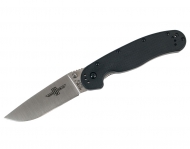 Nóż składany Ontario RAT 1 8848SP Folder Silver Plain Black Handle (10504)
