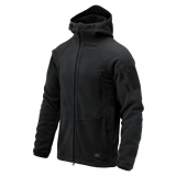Bluza polarowa Helikon-Tex Patriot Mk2 Hybrid Fleece – Czarna, 7 kieszeni, taktyczny krój (1788783)