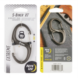 Nite Ize S-Biner® XT™ SlideLock® Szary - podwójny karabińczyk EDC, aluminium 7075 (25 g)