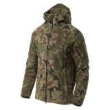 Bluza polarowa Helikon-Tex Patriot Mk2 Hybrid Fleece – PL Woodland, 7 kieszeni, taktyczny krój (1917222) 