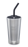 Kubek ze słomką Kanteen Tumbler Vacuum Insulated, 473ml/16oz, Brushed Stainless (1636185)