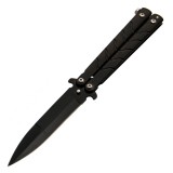 Nóż - motylek Black Balisong 2 (592)