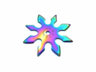 Nóż do rzucania - Gwiazdka 8 Shuriken Rainbow N-404B (1638677)