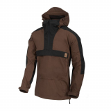 Kurtka Anorak Helikon-tex Woodsman - Earth Brown/Czarna (1919190)