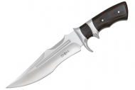 Nóż myśliwski BSH Adventure N-226A Clip Point stal 440 z pokrowcem
