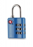 Kłódka turystyczna LIFEVENTURE TSA Combi Lock, Blue (1563295)