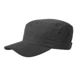 Helikon - Czapka Patrolowa z daszkiem - PolyCotton Ripstop - Czarny - CZ-COM-PR-01 (1783204)