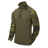 Bluza Helikon MCDU Combat Shirt® NyCo Ripstop - Flecktarn / Olive Green - BL-MCD-NR-2302A(1790651)