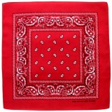 Chusta - bandana czerwona ® (1559)