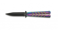 NÓŻ MOTYLEK BALISONG ALBAINOX Rainbow SPAIN 02122 (1022672)