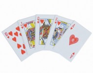 Rzutka Master Cutlery Royal Flush - karty 5 szt. JL-SSR5 (9804)