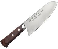 Nóż kuchenny Satake Unique Mahogany Santoku 17cm (272664)