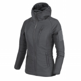 Lekka damska kurtka Helikon - tex WOMEN'S WOLFHOUND Hoodie - Climashield® Apex 67g - Shadow Grey (1684323)