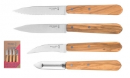 Zestaw noży Opinel Essentials Olivewood Box (1607297)