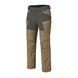 Helikon-Tex Hybrid Outback Pants® DuraCanvas® Coyote / Taiga Green - spodnie bushcraft i outdoorowe