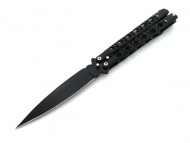 Nóż motylek Black Balisong Bubble NEW (1035)