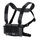 Kamizelka strzelecka Helikon-Tex Competition MultiGun Rig® modularny chest rig Cordura Shadow Grey / Czarny KK-CMR-CD-3501A