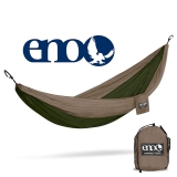 ENO Hamak turystyczny 2-osobowy DoubleNest+ Insect Shield Khaki/Olive ISD009 (1563223)