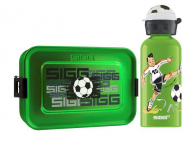 Zestaw śniadaniowy SIGG Set Football Pudełko & Butelka Alu 0.4L (1677504)