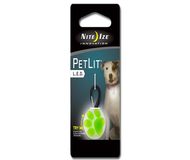 Nite Ize - PetLit LED Collar Light - Lime Paw - PCL02-03-17PA (23151)