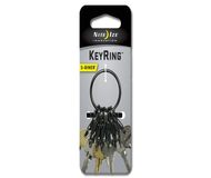 Nite Ize - S-Biner KeyRing Steel - Czarny - KRGS-01-R3 (23167)