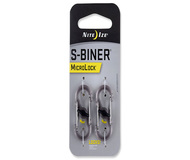Nite Ize - S-Biner MicroLock Plastic - Smoke - 2Pack - LSBPM-06T-2R3 (23374)