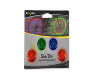 Nite Ize - See'Em Mini Spoke Lights - 4Pack - NSE-A1-4R3 (23282)