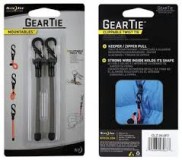 Nite Ize - Gear Tie Clippable 3'' - Foliage Green - 2Pack - GLZ-26-2R7 (23239)