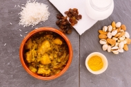 Curry madras z kurczakiem i mieszanką ryżu, 350g + podgrzewacz (1589469)