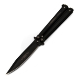 Nóż motylkowy Balisong Black Lanseta (9909)