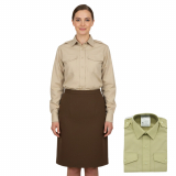 Brytyjska koszula wojskowa DAMSKA FAWN z długim rękawem - nowa (1588532)