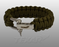 Bransoleta survivalowa Paracord - olive (1017940)