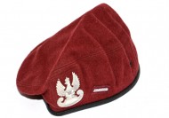 Beret Wojska Polskiego Bordowy - JAK NOWY r. 58