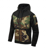 Bluza Helikon ROGUE Hoodie (FullZip) - Black/US Woodland (1684343)