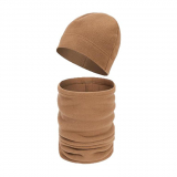 Czapka polarowa CMG Beanie z kominem Coyote - lekki i oddychający zestaw na zimę z polaru (1638232)