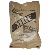 Racja żywnościowa MRE Meal US Army MENU nr. 4 - Spaghetti with Beef and Sauce (20344)