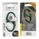 Nite Ize S-Biner® XT™ SlideLock® Forest - podwójny karabińczyk EDC, aluminium 7075 (25 g)