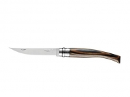 Nóż Opinel Slim Birchwood No.10 INOX Ciemna Brzoza (1607219)
