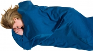 Wkładka do śpiworu LIFEVENTURE Polycotton Sleeping Bag Liner, Mummy Navy (1563345)