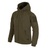 Bluza Helikon Urban Tactical Hoodie Lite FullZip Zielona - BL-ULF-CB-82 (1671397)